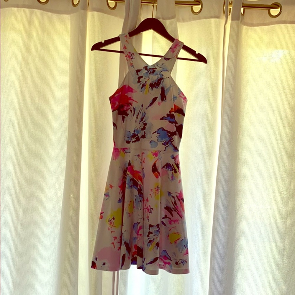 Aqua colorful dress size large